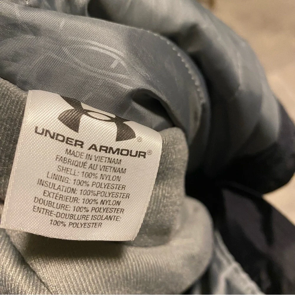 Under Armour Performance Ski Pants Black Youth Large Lined Unisex Snow Gorp Warm